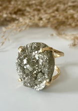 Load image into Gallery viewer, Pretty Pyrite Ring