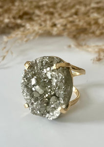 Pretty Pyrite Ring