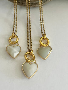 Broken Hearts  are Blue Necklace