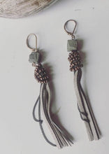 Load image into Gallery viewer, Simple Suede Dangle Earrings